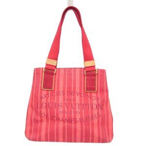 LOUIS VUITTON Red Tote Bag